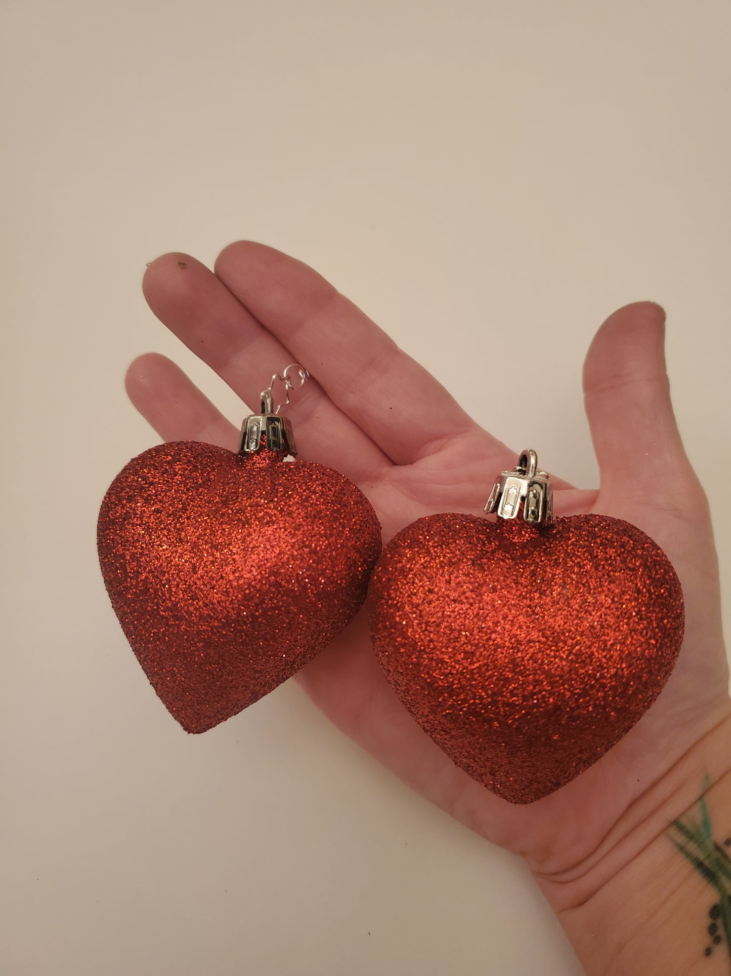 Heart Glitter Earrings