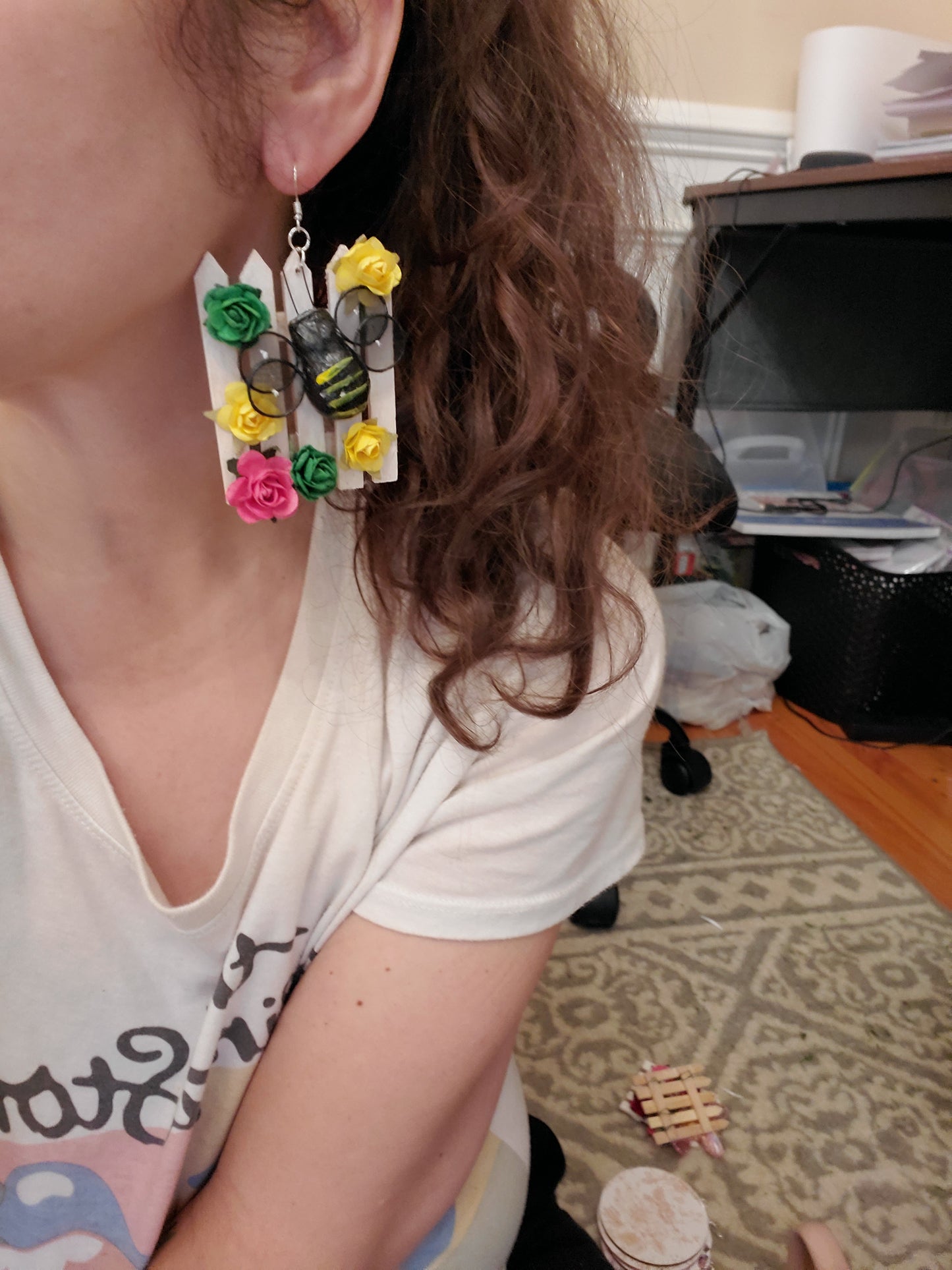 Floral Fence Earrings